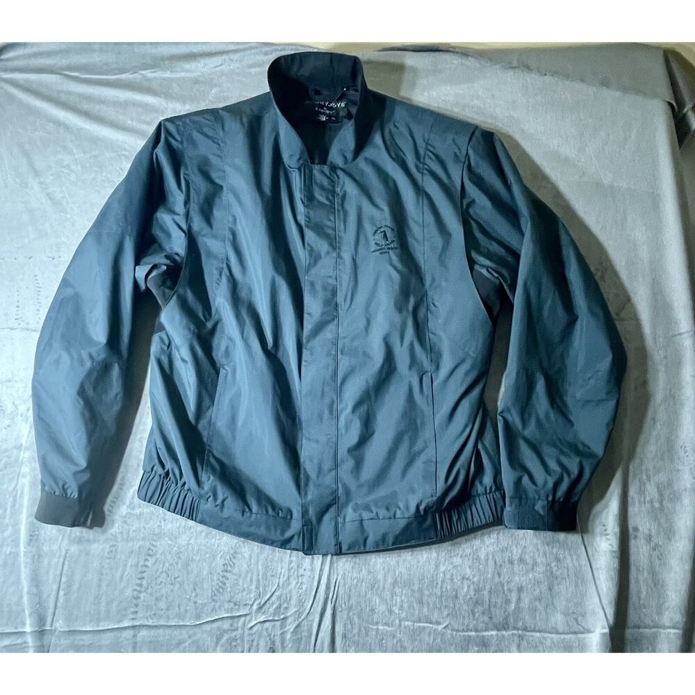Dry Joys by Footjoy Full Zip Men's Wind Rain Jacket Sz XL Crow Valley Golf Club
